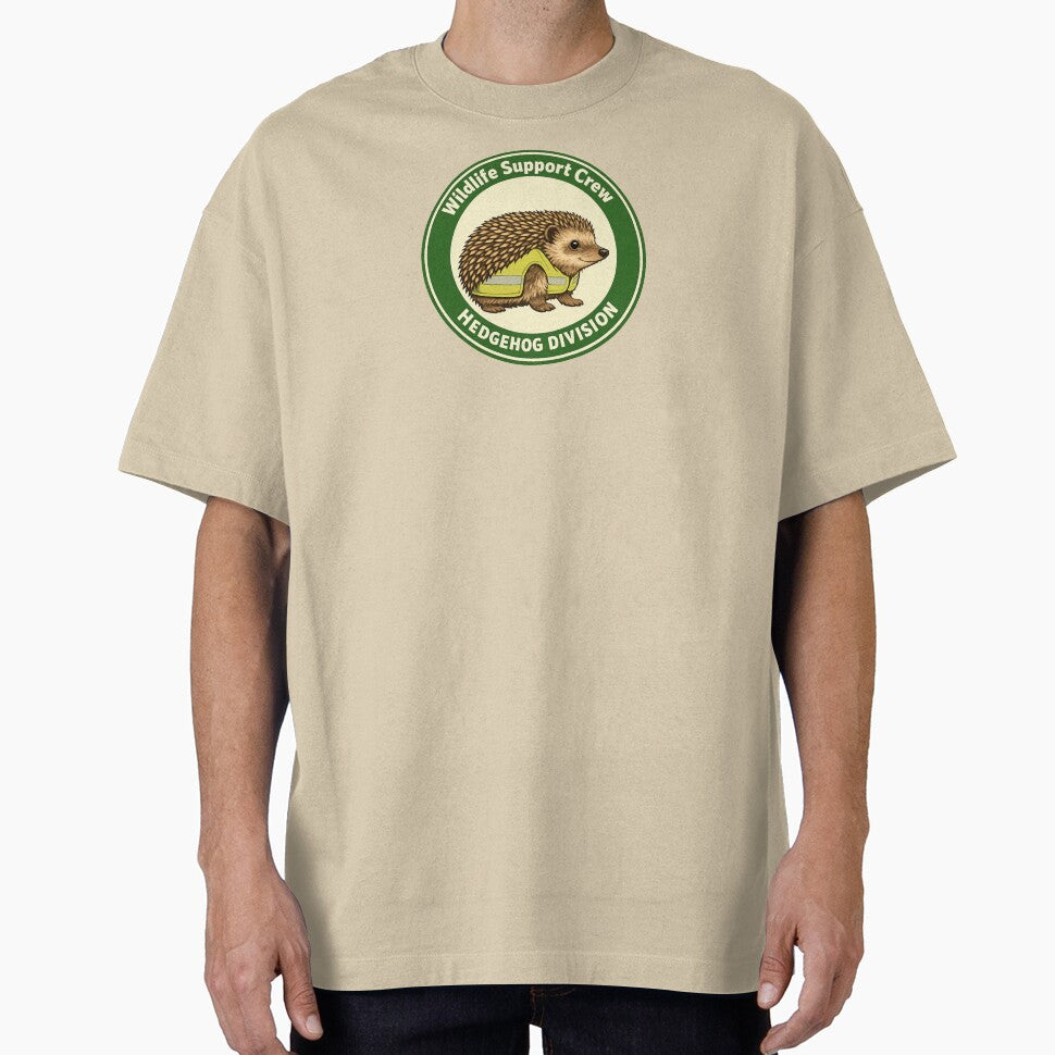 Wildlife Support Crew Hedgehog Division Badge by ChirpInc T-Shirts, Hoodie, Sweatshirt | BlankRebels.com (Image 1)