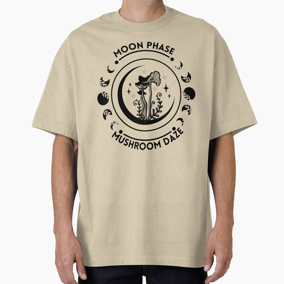 Moon Phase, Mushroom Daze by Celestial Charm Co T-Shirts, Hoodie, Sweatshirt | BlankRebels.com (Image 1)
