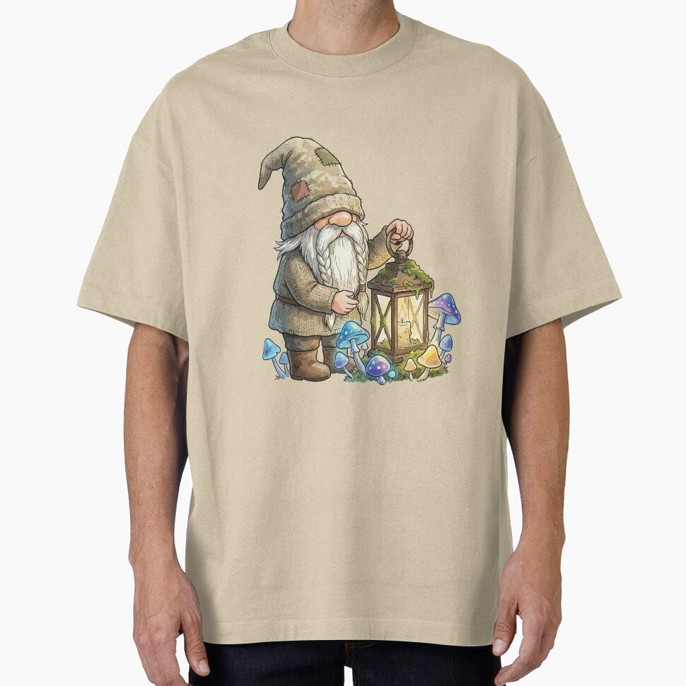 Nostalgic Cottagecore: Gnome's Garden Lantern by bapupa T-Shirts, Hoodie, Sweatshirt | BlankRebels.com (Image 1)