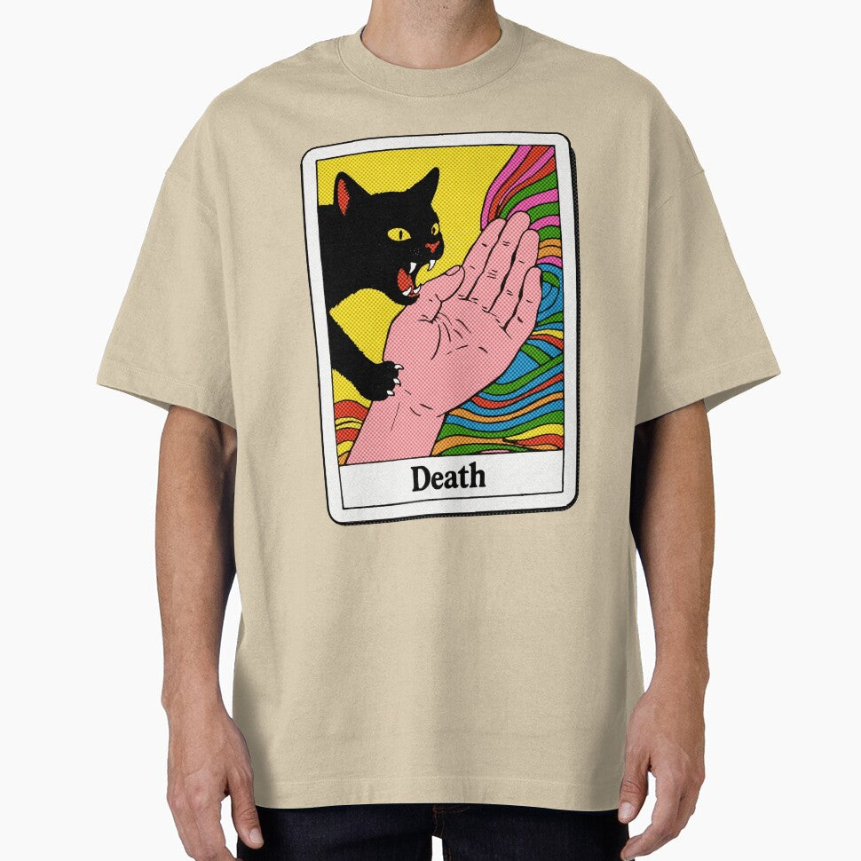 Tarot Cat Card of Death by codeEapparel T-Shirts, Hoodie, Sweatshirt | BlankRebels.com (Image 1)
