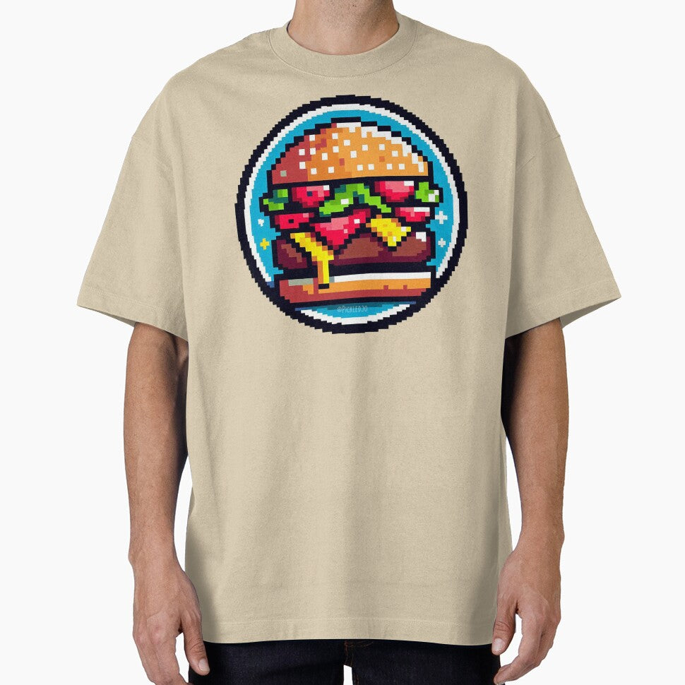Pixel Burger Art by PickledjoArt T-Shirts, Hoodie, Sweatshirt | BlankRebels.com (Image 1)