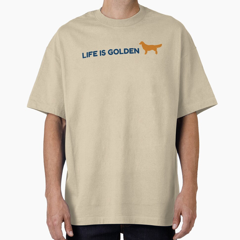 LIfe is Golden, Golden Retriever by tresbelleshirts T-Shirts, Hoodie, Sweatshirt | BlankRebels.com (Image 1)