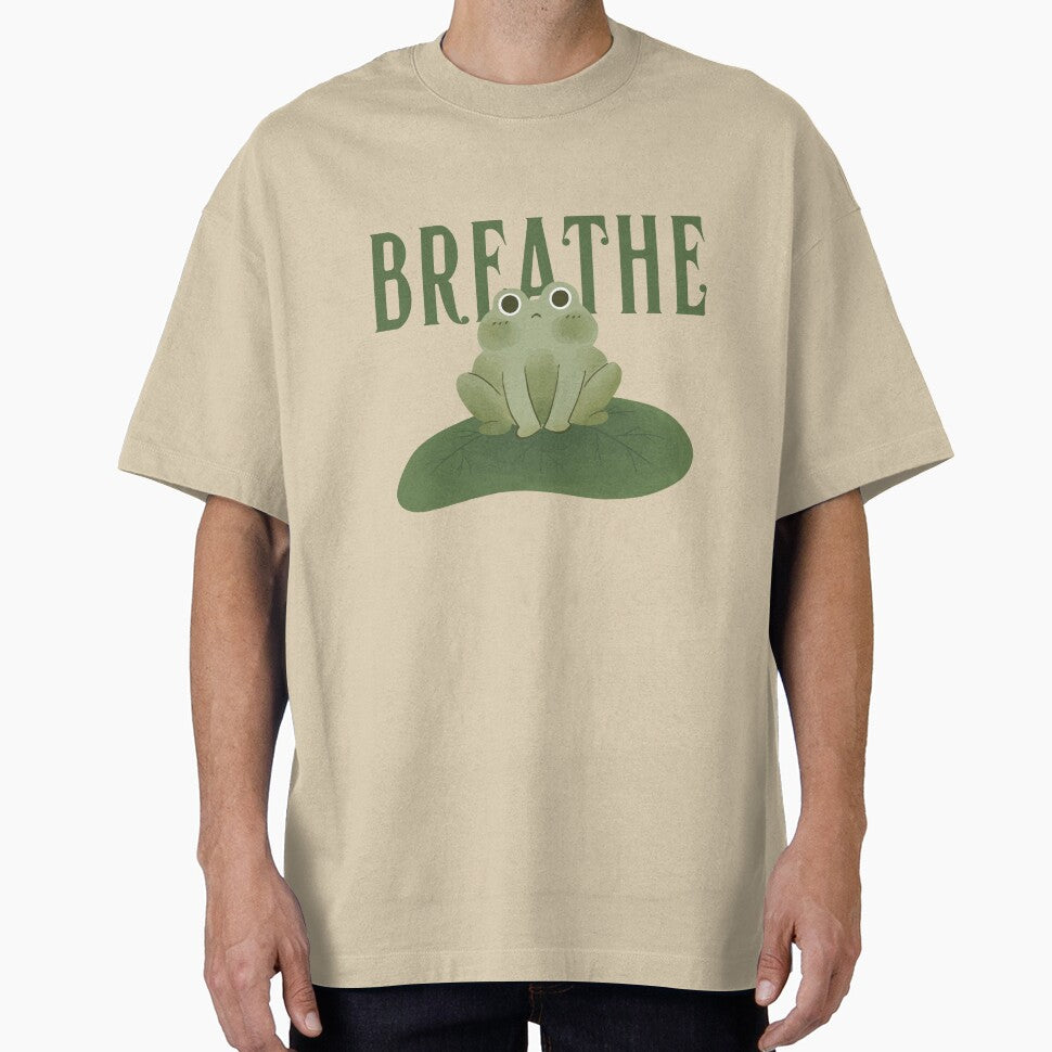 Breathe Cottagecore Frog by Georgia Grainger T-Shirts, Hoodie, Sweatshirt | BlankRebels.com (Image 1)