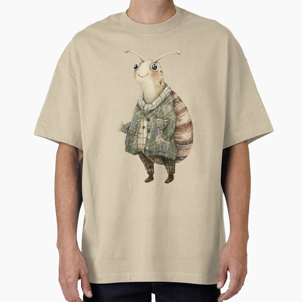 Vintage Cottagecore Snail by bapupa T-Shirts, Hoodie, Sweatshirt | BlankRebels.com (Image 1)