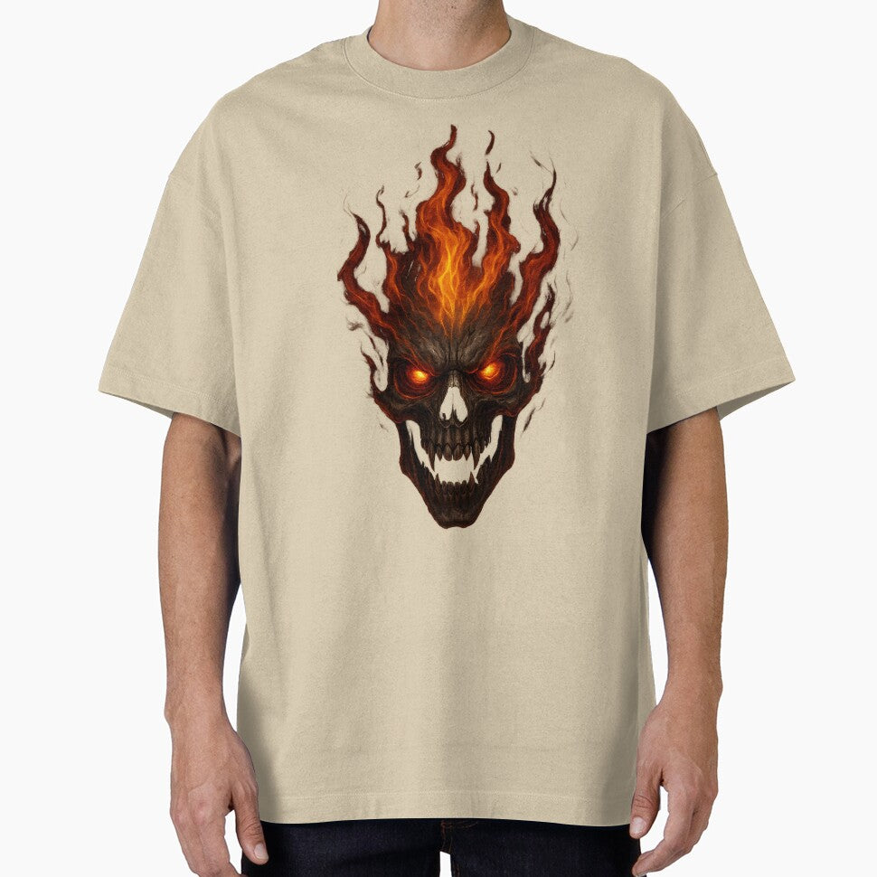 Cursed Skull Born of Flames by VivaThread T-Shirts, Hoodie, Sweatshirt | BlankRebels.com (Image 1)