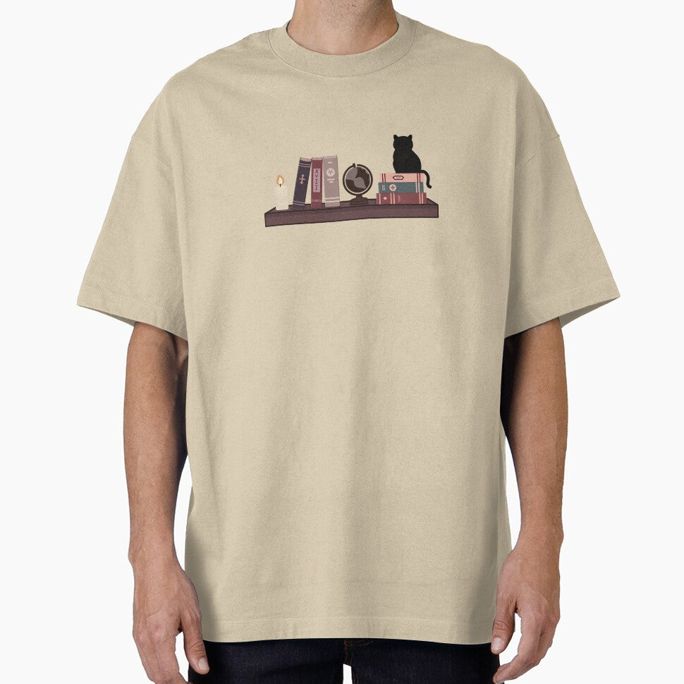 Bookshelf Dark Academia Aesthetic by wonderxwander T-Shirts, Hoodie, Sweatshirt | BlankRebels.com (Image 1)