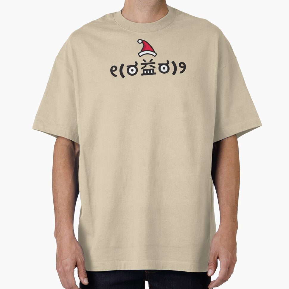 Rage Fists Ascii Guy Kaomoji Character - Xmas Edition by Allmanac T-Shirts, Hoodie, Sweatshirt | BlankRebels.com (Image 1)