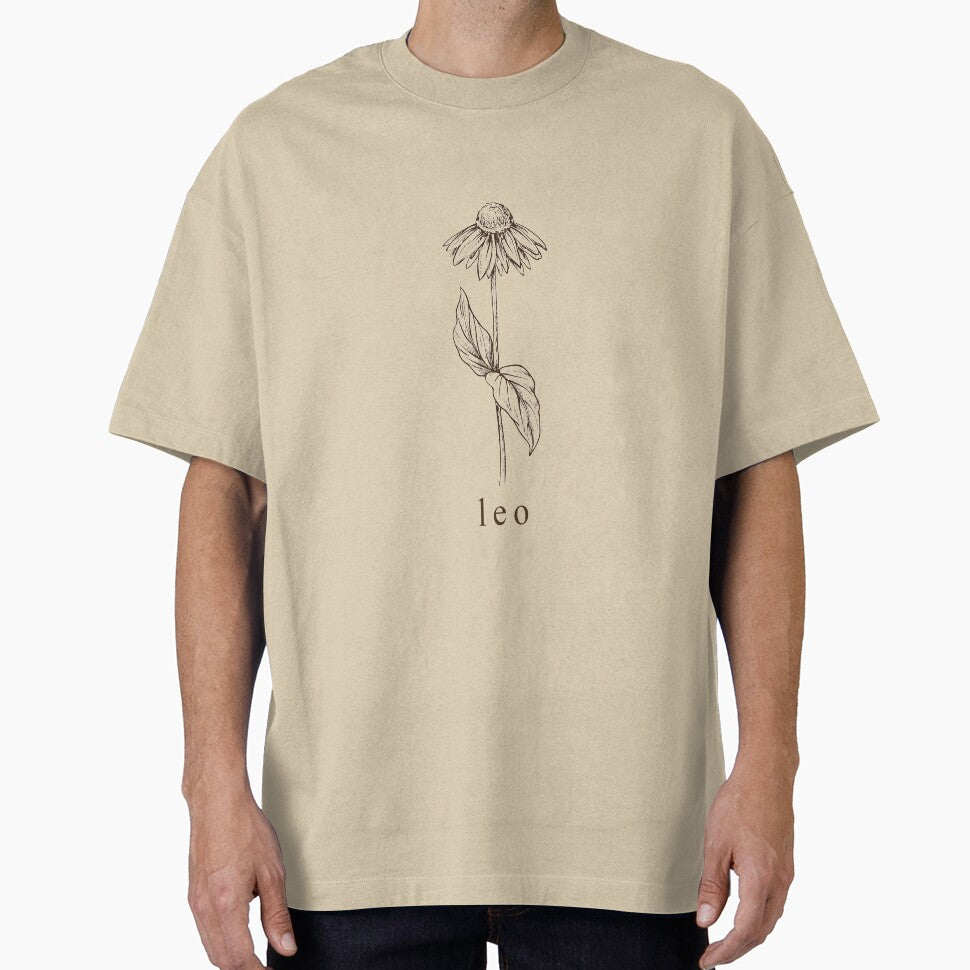 Leo Botanical Zodiac by mandeegirl17 T-Shirts, Hoodie, Sweatshirt | BlankRebels.com (Image 1)