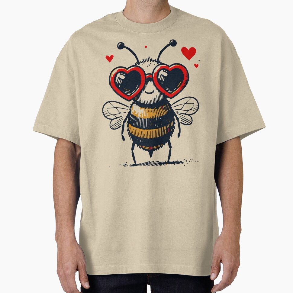 Bee My Valentine Happy Valentine Day Sketchy by TomFrontierArt T-Shirts, Hoodie, Sweatshirt | BlankRebels.com (Image 1)