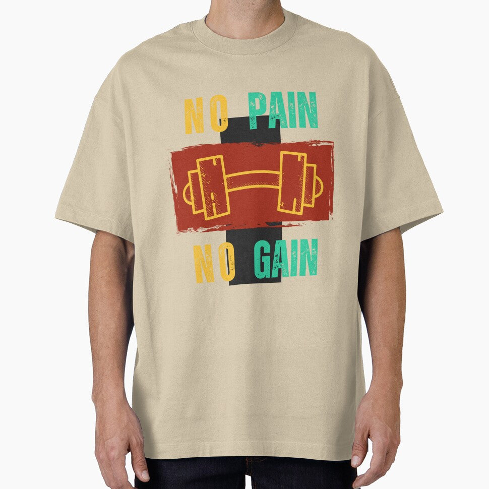 No Pain No Gain - Gym design by TheArtistOf2022 T-Shirts, Hoodie, Sweatshirt | BlankRebels.com (Image 1)