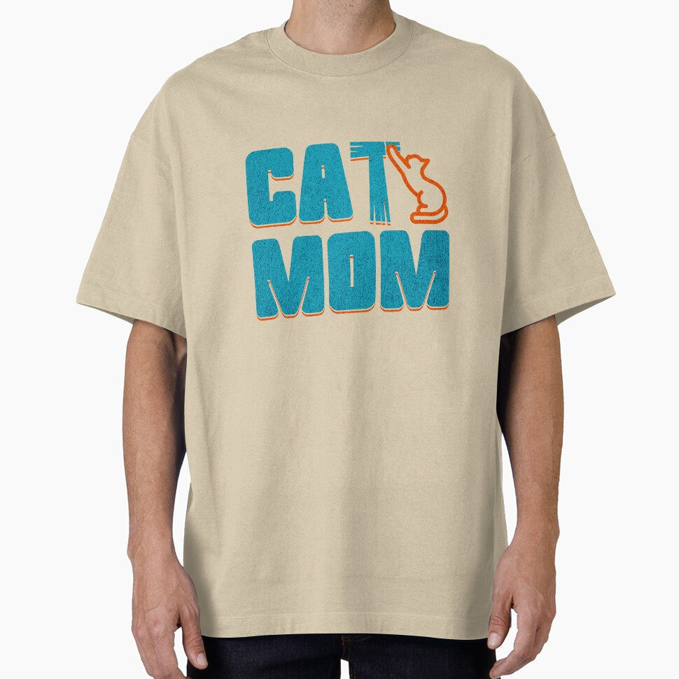 CAT MOM – Cute Bold Cat Lover Design by Miller Made Studios T-Shirts, Hoodie, Sweatshirt | BlankRebels.com (Image 1)