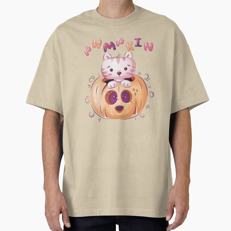 Halloween Pumpkin Kitty by ZodesignArt T-Shirts, Hoodie, Sweatshirt | BlankRebels.com (Image 1)