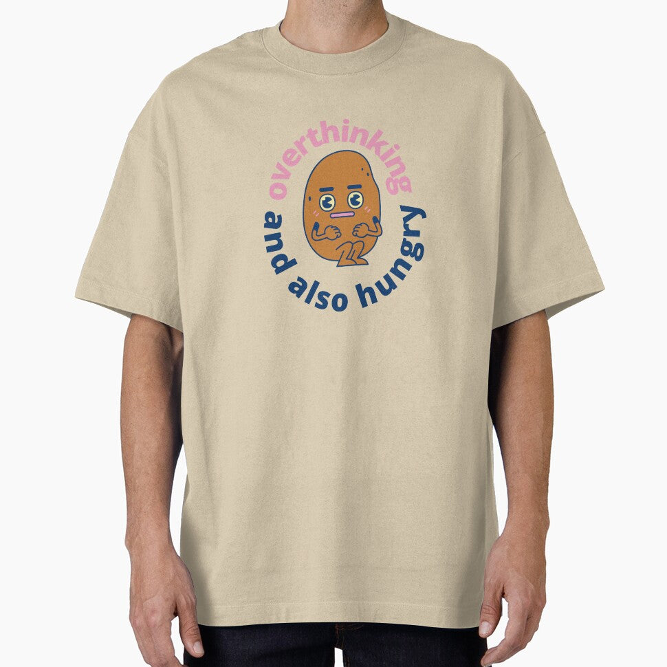 Overthinking Potato and also hungry by lunajoon T-Shirts, Hoodie, Sweatshirt | BlankRebels.com (Image 1)