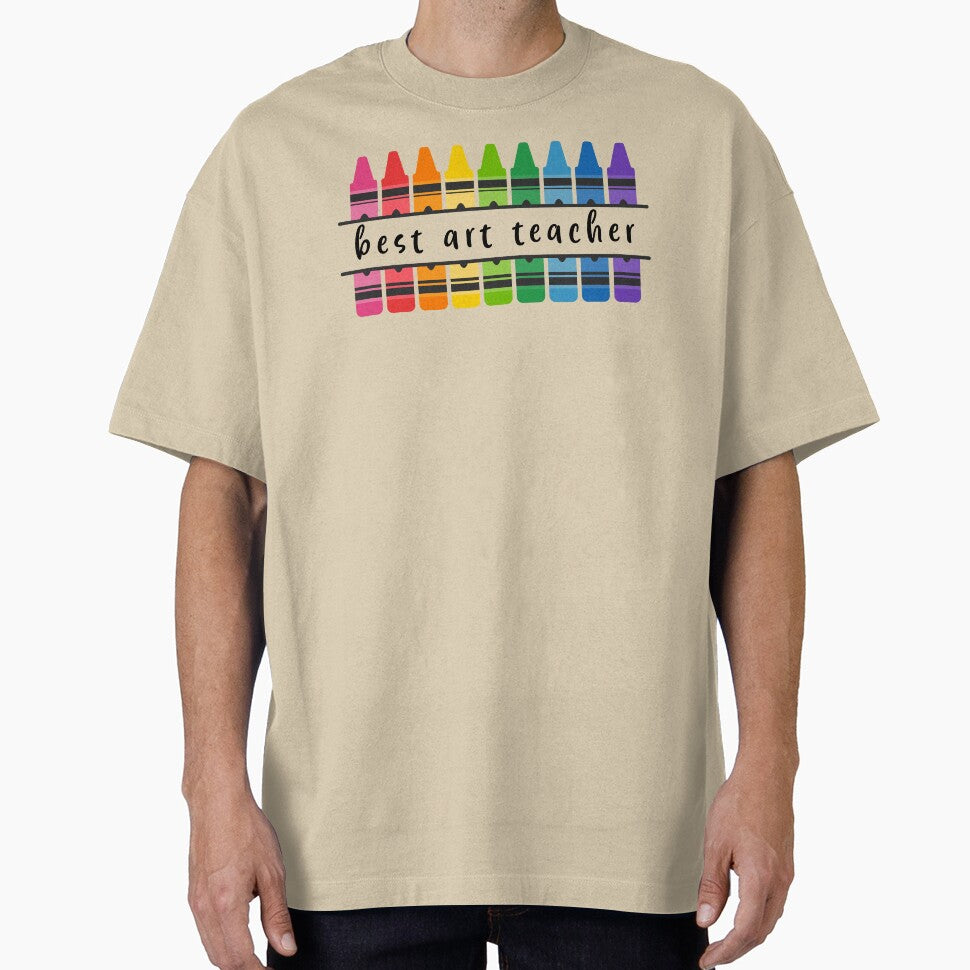 Art Teacher Colorful Crayons Best by SStarDesigns T-Shirts, Hoodie, Sweatshirt | BlankRebels.com (Image 1)