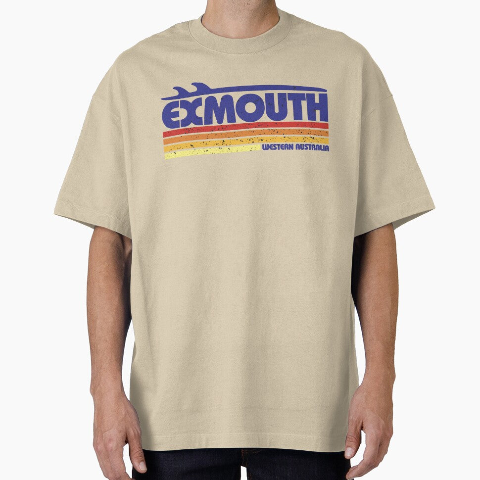 Exmouth Western Australia Surfing Retro by KnutKnutKnut T-Shirts, Hoodie, Sweatshirt | BlankRebels.com (Image 1)