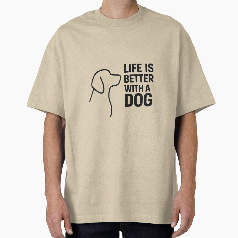 Life Is Better Dog – Minimalist Dog Lover Quote T-Shirts, Hoodie, Sweatshirt