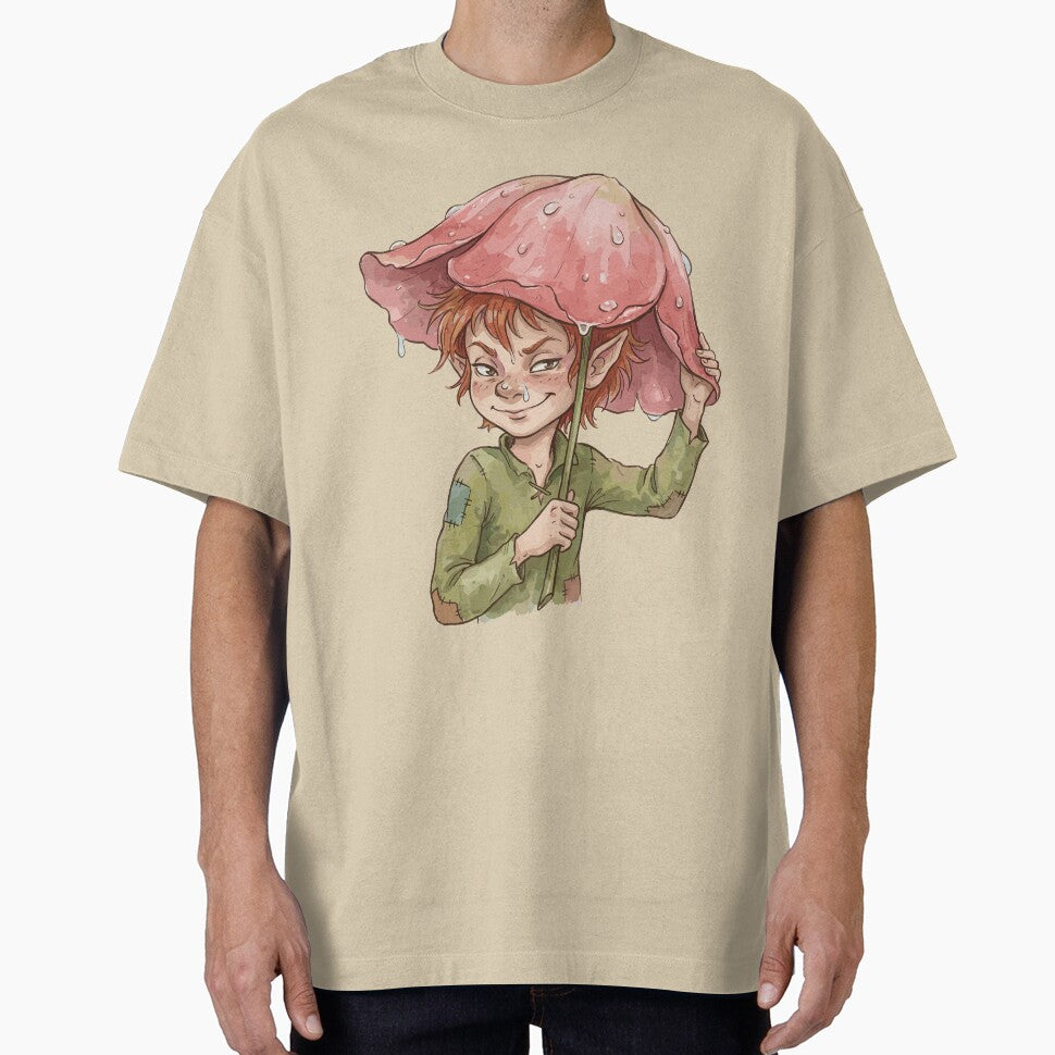 Nostalgic Cottagecore: Pixie's Petal Umbrella by bapupa T-Shirts, Hoodie, Sweatshirt | BlankRebels.com (Image 1)