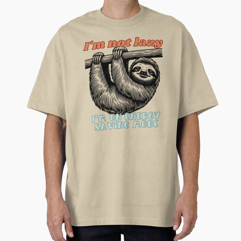 I’m Not Lazy, I’m On Energy Saving Mode – Funny Relatable Quote Shirt by MoodQuoteShop Hoodie, Sweatshirt (Image 1)