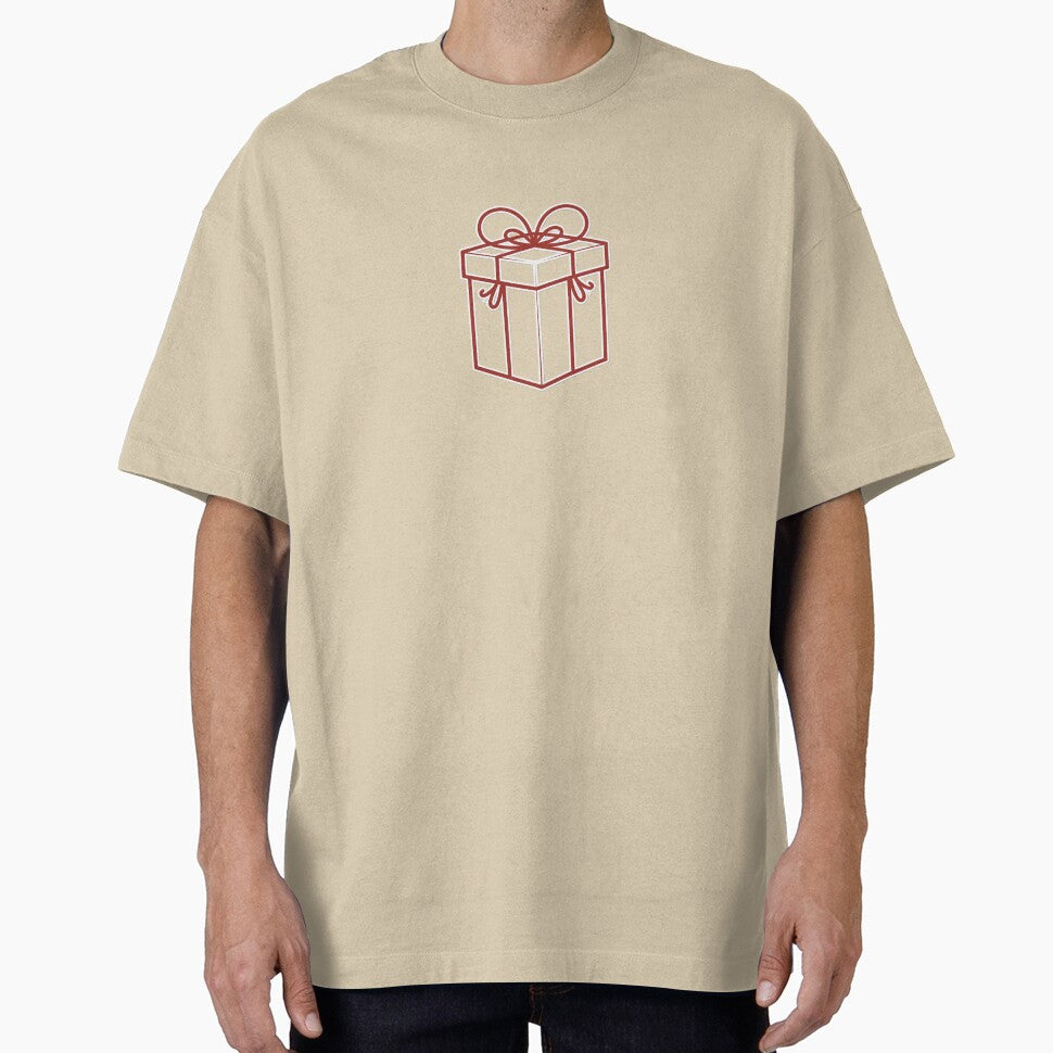 Minimalist Red Box Outline Ribbon T-Shirts, Hoodie, Sweatshirt