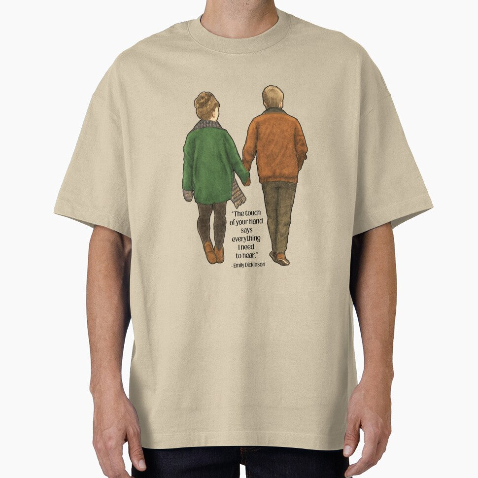 Couple Holding Hands and Walking, with Quote by JoyfulWhimsy T-Shirts, Hoodie, Sweatshirt | BlankRebels.com (Image 1)
