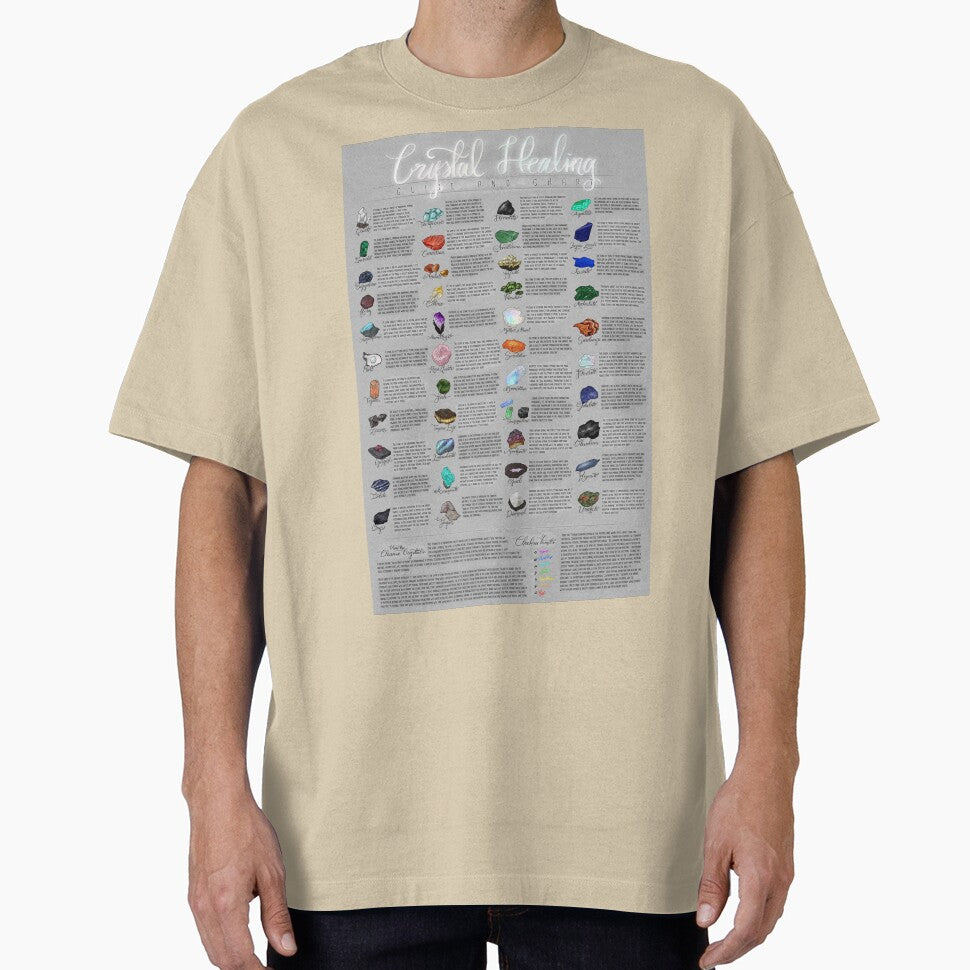 Crystal Healing Guide by Jarrod Vandenberg T-Shirts, Hoodie, Sweatshirt | BlankRebels.com (Image 1)