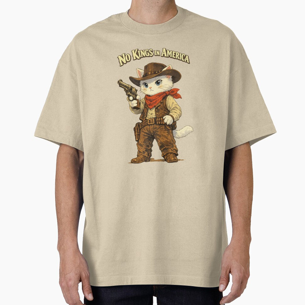 No Kings in America by Crazycatgraphic T-Shirts, Hoodie, Sweatshirt | BlankRebels.com (Image 1)