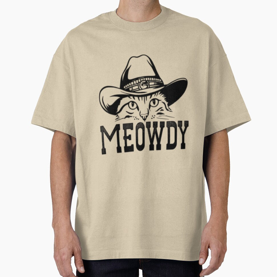 Meowdy Cowboy Cat – Funny Western Kitty Design by szydelkowanika T-Shirts, Hoodie, Sweatshirt | BlankRebels.com (Image 1)