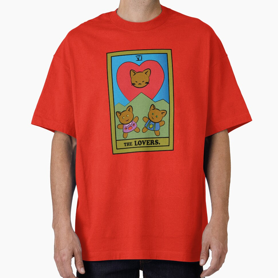 TAROT CARDS | THE LOVERS. | CAT by FalconLifeStore T-Shirts, Hoodie, Sweatshirt | BlankRebels.com (Image 1)