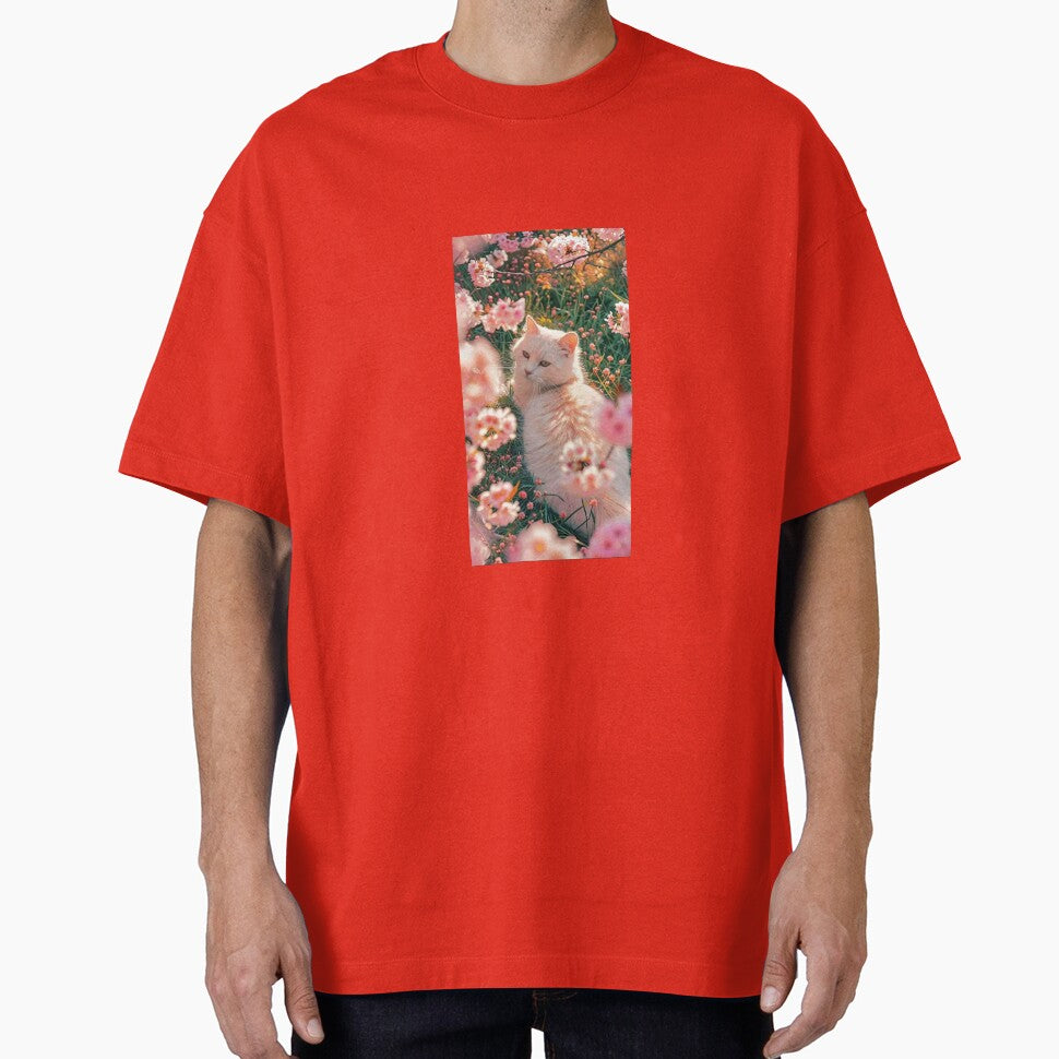Cat and Flowers by FofoShope T-Shirts, Hoodie, Sweatshirt | BlankRebels.com (Image 1)