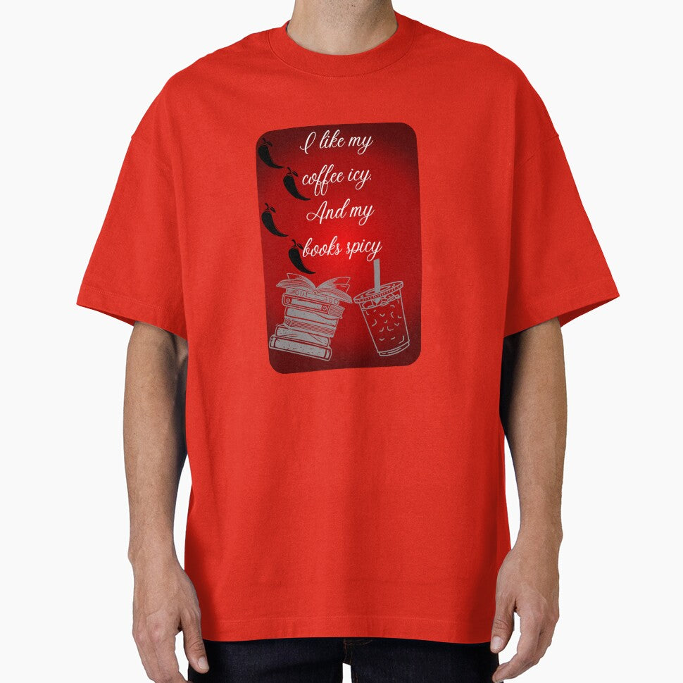 I like my coffee icy. And my books spicy by K.A. Roberts T-Shirts, Hoodie, Sweatshirt | BlankRebels.com (Image 1)