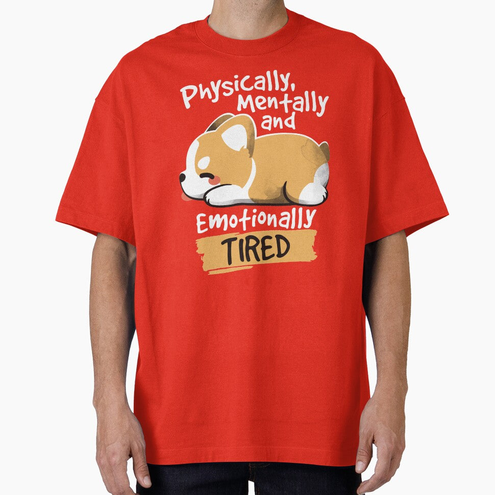 Tired corgi by NemiMakeit T-Shirts, Hoodie, Sweatshirt | BlankRebels.com (Image 1)