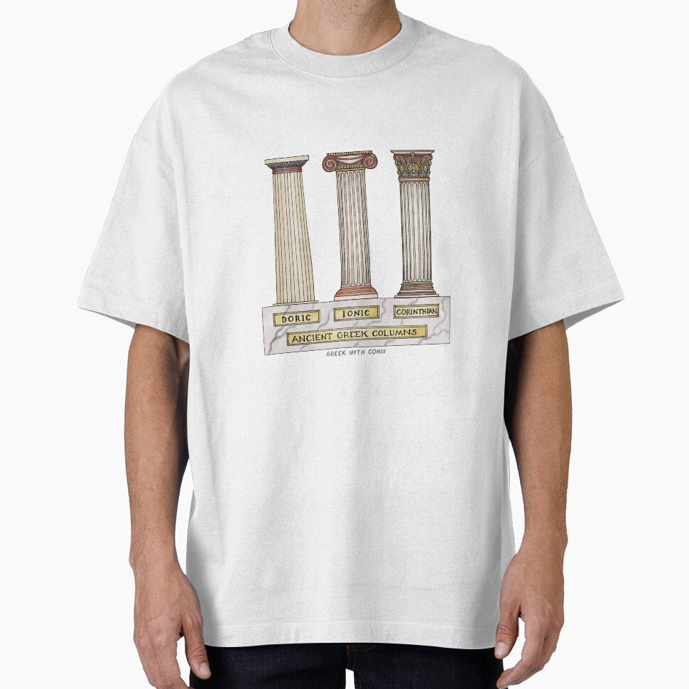 Polychrome Ancient Greek Column Orders T-Shirts, Hoodie, Sweatshirt