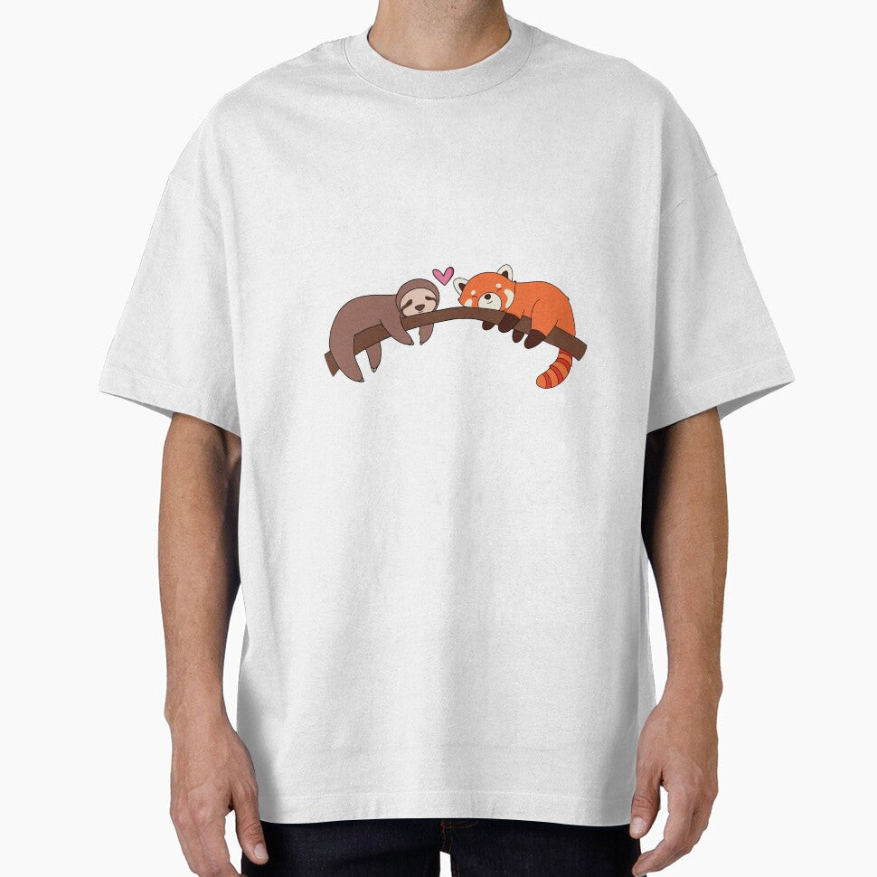 Sloth Red Panda Love T-Shirts, Hoodie, Sweatshirt