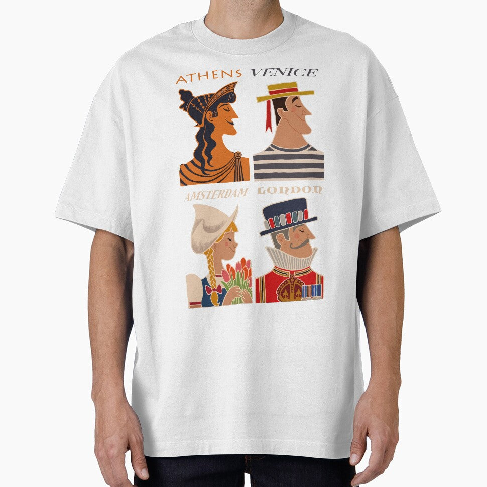 European Athens Venice Amsterdam London Travel T-Shirts, Hoodie, Sweatshirt