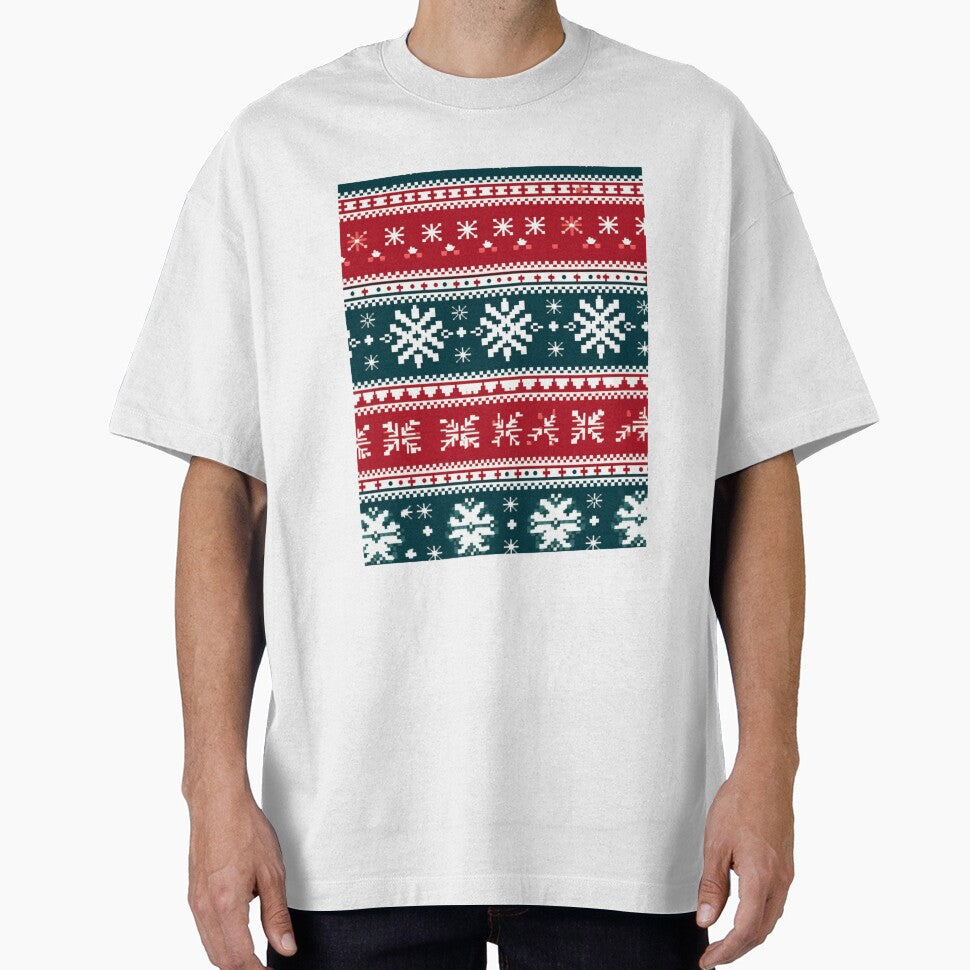 Christmas Sweater Pattern by NicolasGlowArt T-Shirts, Hoodie, Sweatshirt | BlankRebels.com (Image 1)