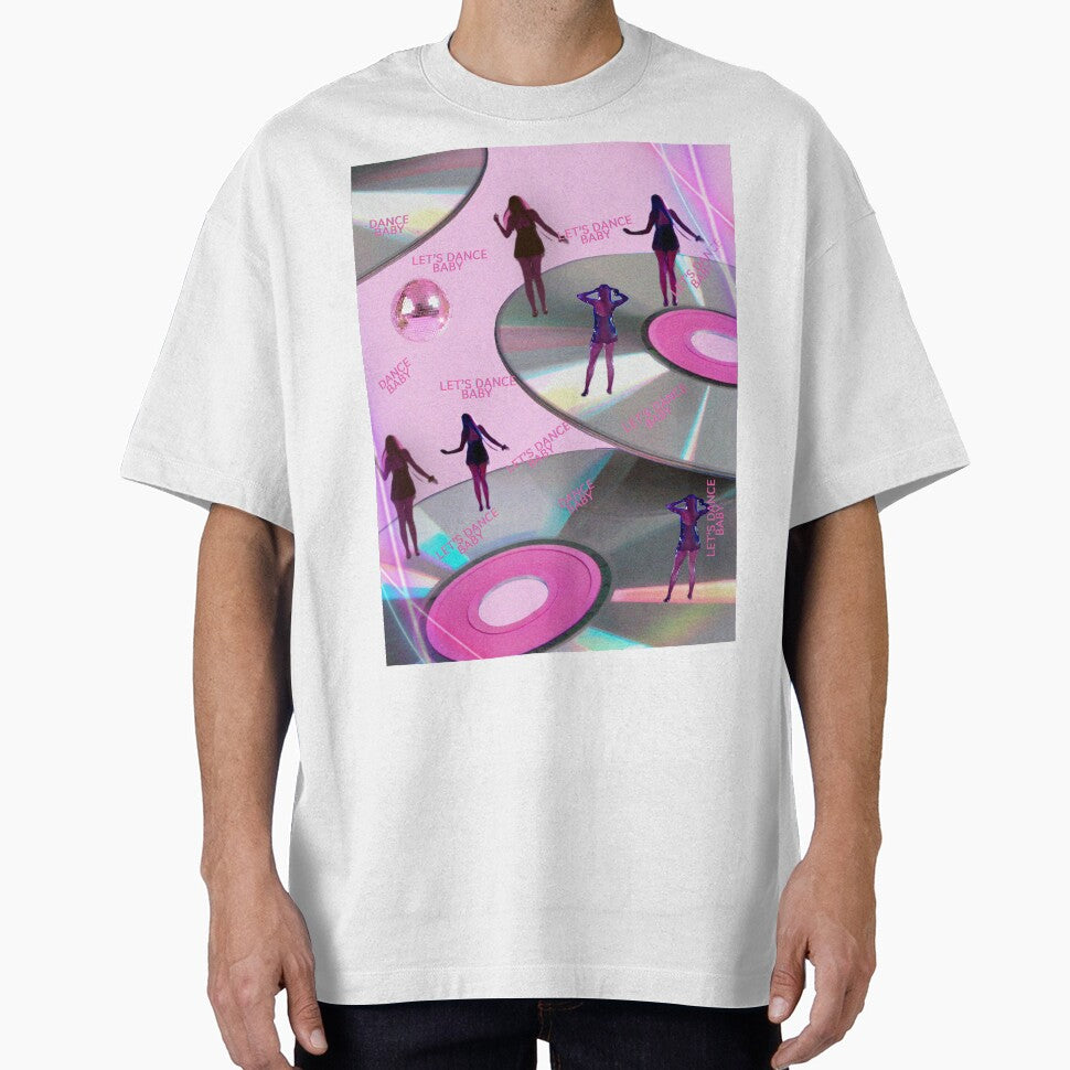 Let's Dance Baby | Aesthetic Retro Disco Y2K Design by CarolynT95 T-Shirts, Hoodie, Sweatshirt | BlankRebels.com (Image 1)