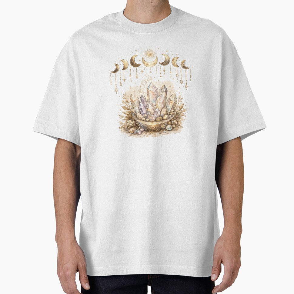 Mystic Moon Phases Crystal Altar by OAdel25 T-Shirts, Hoodie, Sweatshirt | BlankRebels.com (Image 1)