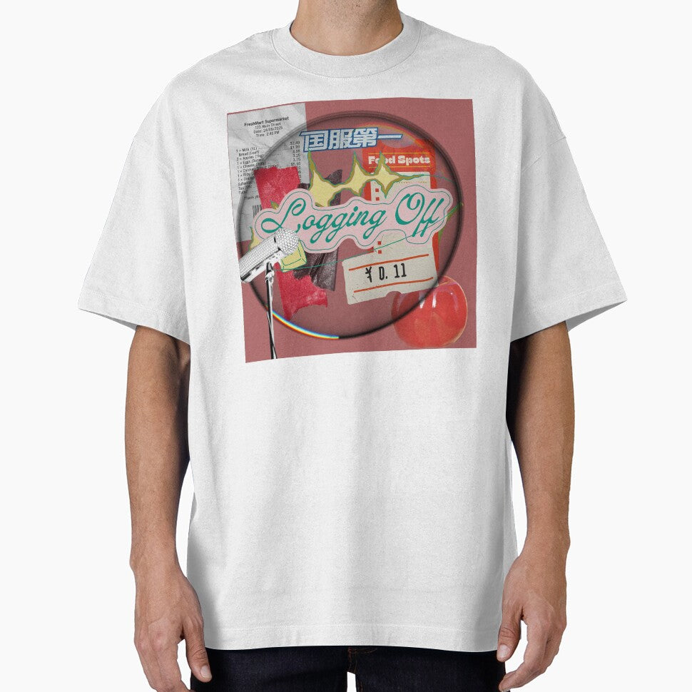 Logging Off | Y2k Collage by CyberangelPrint T-Shirts, Hoodie, Sweatshirt | BlankRebels.com (Image 1)