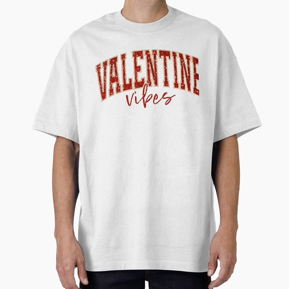 Valentine Vibes, Valentines Day, Retro Valentine, Valentine Quote, Trendy Valentine Shirt by GROOVY SOUL... (Image 1)