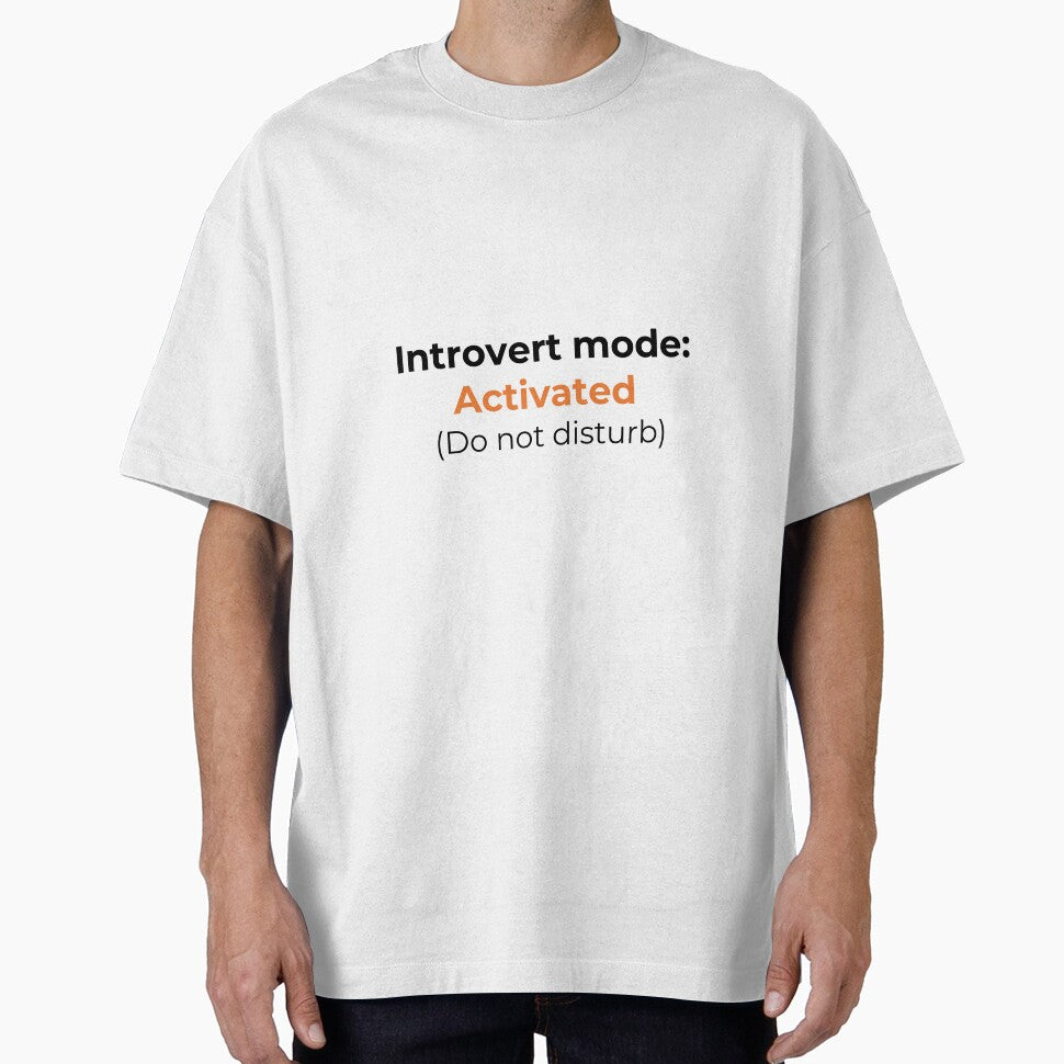 Introvert Mode Activated Sticker – Funny Do Not Disturb Quote for Quiet People by Low Social Battery Club... (Image 1)