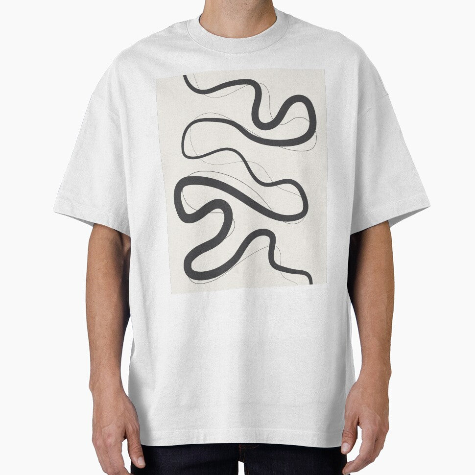 Minimalist Abstract Line Art 06-01 by PAPER MOON art & design T-Shirts, Hoodie, Sweatshirt | BlankRebels.com (Image 1)
