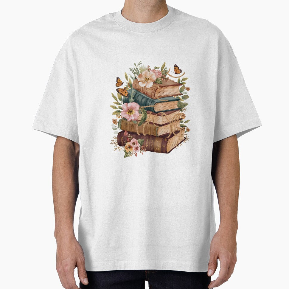 Floral Book Lover by kadryshop T-Shirts, Hoodie, Sweatshirt | BlankRebels.com (Image 1)