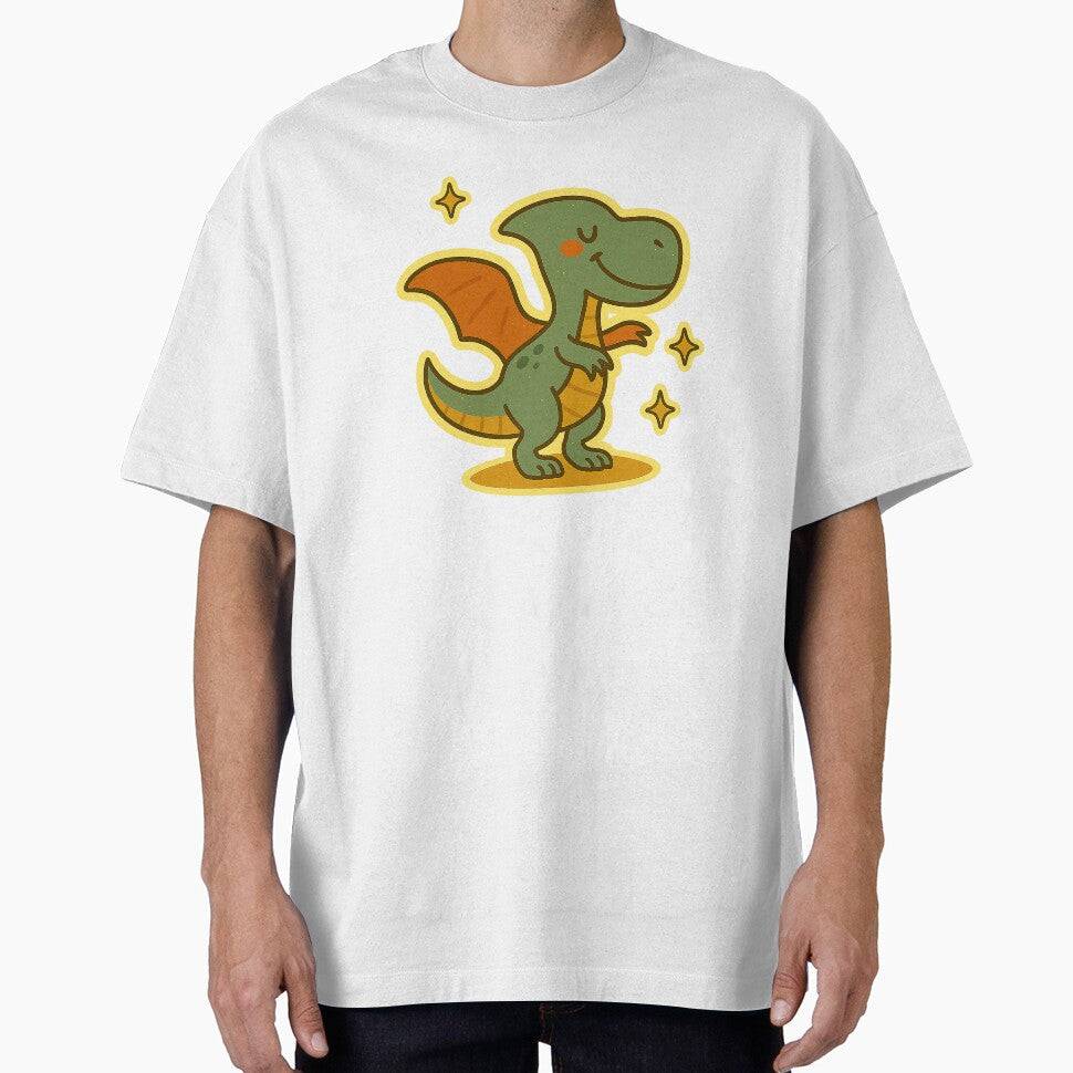 Pterosaurus Glider – Retro Flying Dinosaur Sticker for Kids, Parents & Cosmic Dreamers by Meta Mirage T-Shirts,... (Image 1)