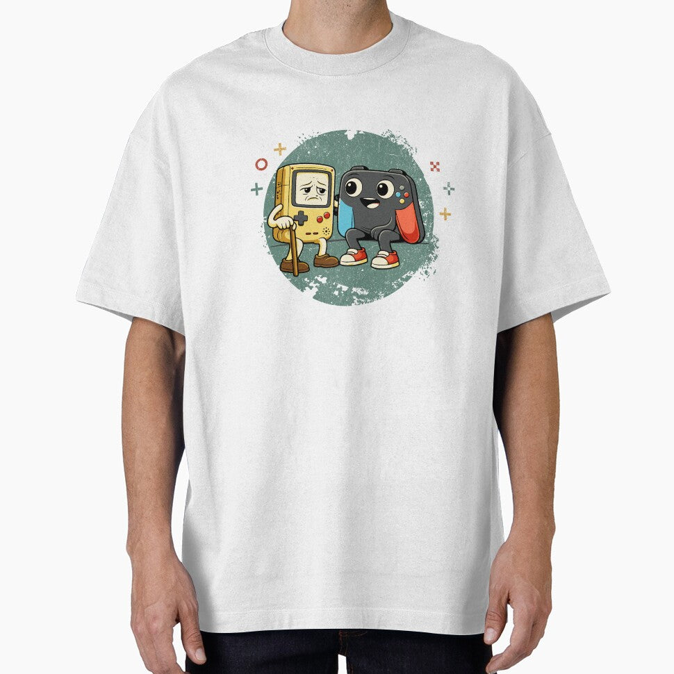 Respect Your Elders Gaming Control Retro – Retro Gaming Legacy Circle Design by s.waniel1 T-Shirts, Hoodie,... (Image 1)