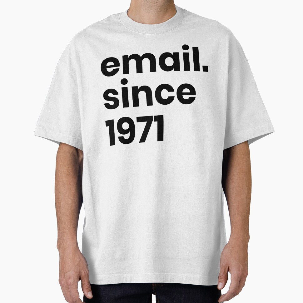 Email Since 1971 Typographic Design by Monocromo Shop