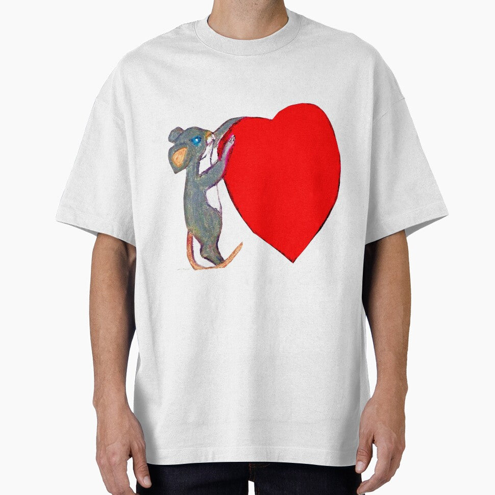 LITTLE VALENTINE MOUSE WITH A BIG HEART by JoAnnHayden T-Shirts, Hoodie, Sweatshirt | BlankRebels.com (Image 1)