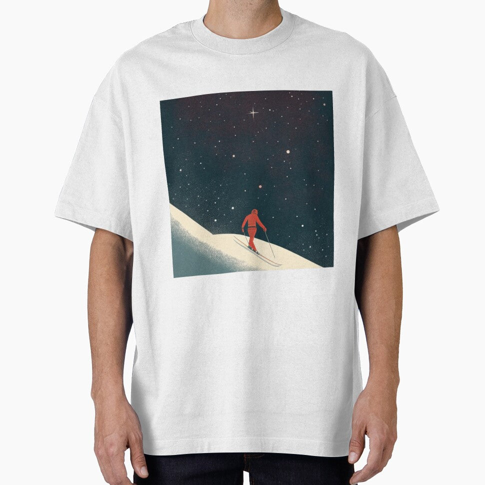 Space skiing by Wasef Baker T-Shirts, Hoodie, Sweatshirt | BlankRebels.com (Image 1)
