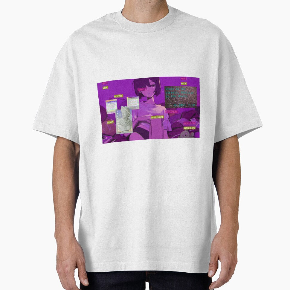Vaporwave Sad by Bien Design T-Shirts, Hoodie, Sweatshirt | BlankRebels.com (Image 1)