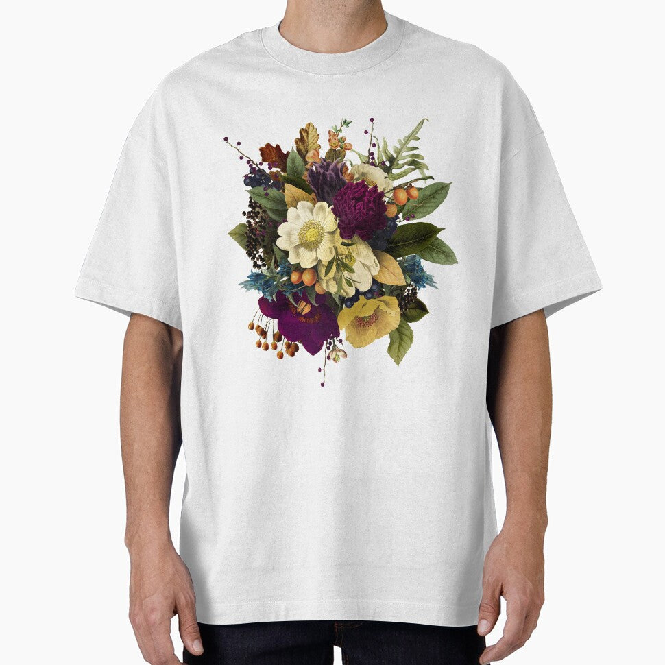 Moody Floral Bouquet - Dark Academia Botany Study Guide #1 by RecklessRosey T-Shirts, Hoodie, Sweatshirt (Image 1)