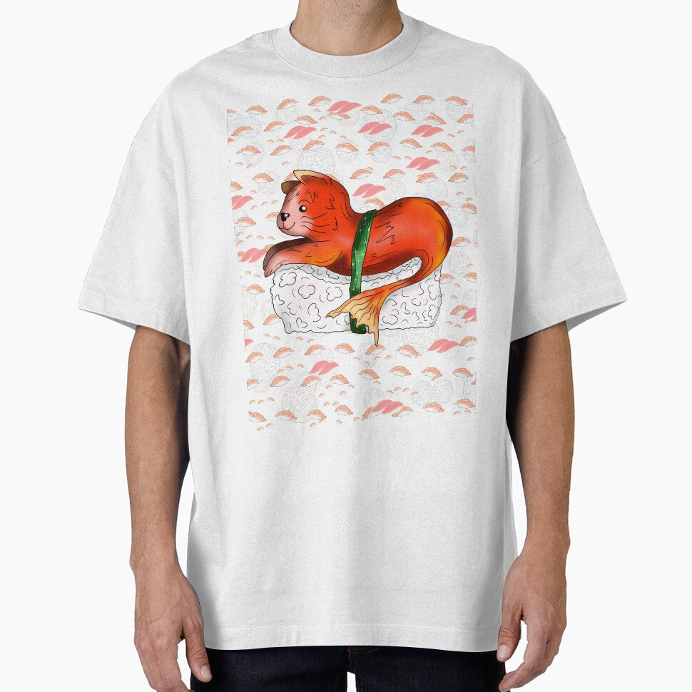 sushi lover happy red catfish by CuisineCat T-Shirts, Hoodie, Sweatshirt | BlankRebels.com (Image 1)